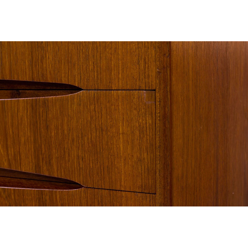 Vintage Teak Chest of Drawers by Kurt Østervig, 1950s