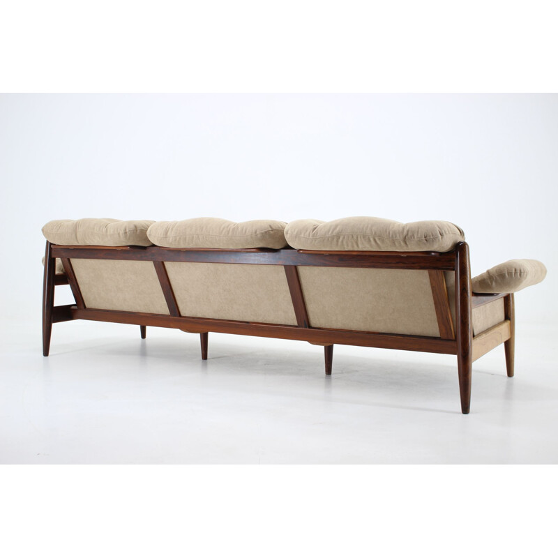 Vintage Palisander Three Seater Sofa, 1970s 