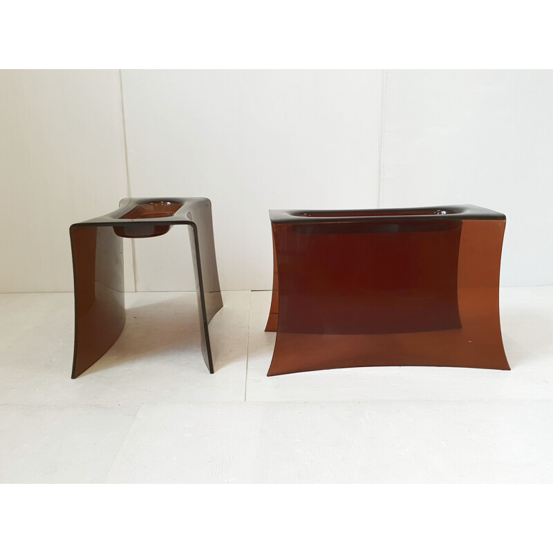 Pair of Michel Ducaroy's vintage settees for Roset