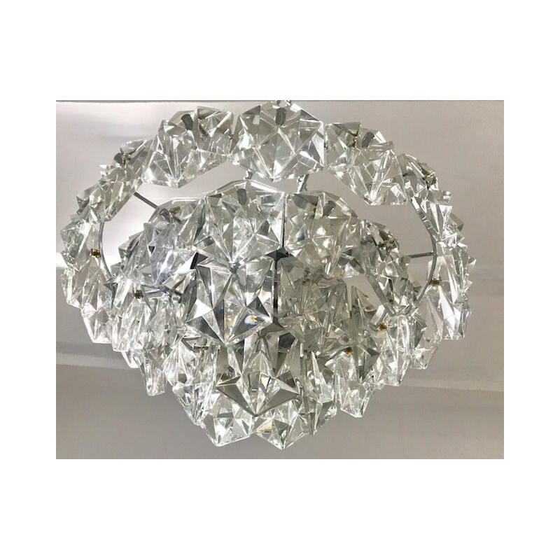 Vintage diamond model ceiling light by Kinkeldey, 1970