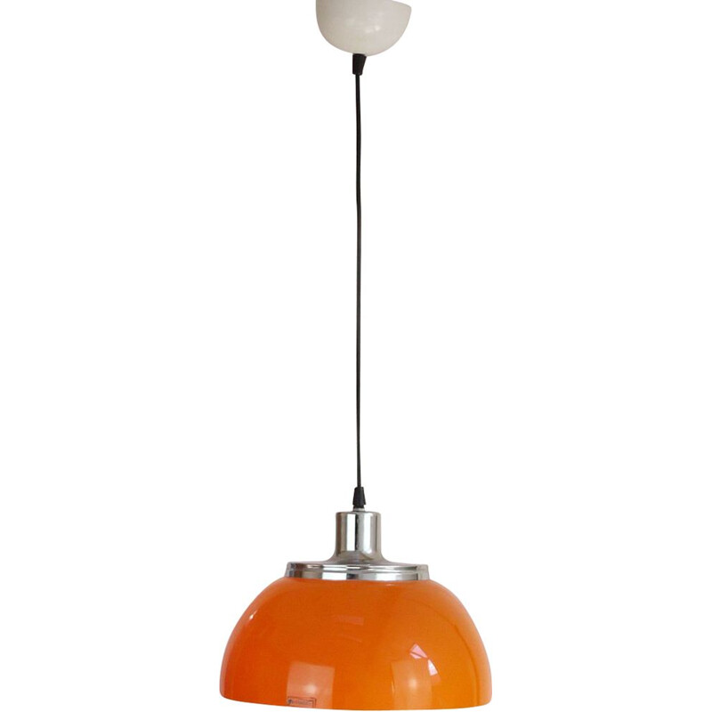 Vintage hanging lamp "Faro" by Guzzini for Meblo