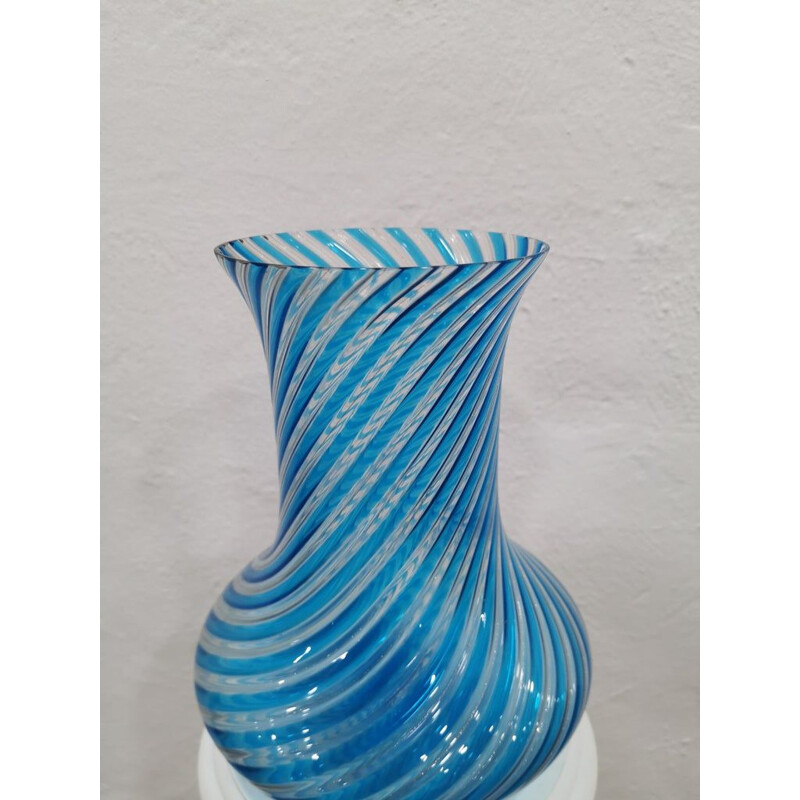 Vase vintage en verre de murano