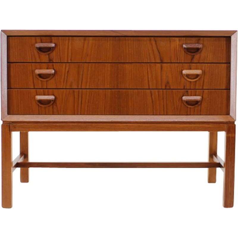 Vintage teak chest of drawers, Denmark, 1960s