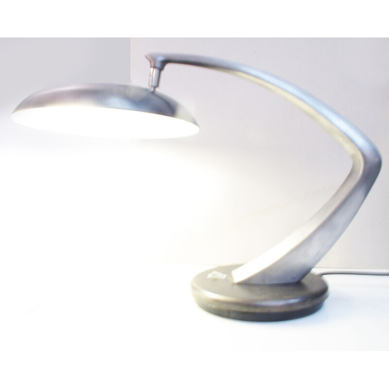 Fase vintage desk lamp in steel and plastic - 1950s