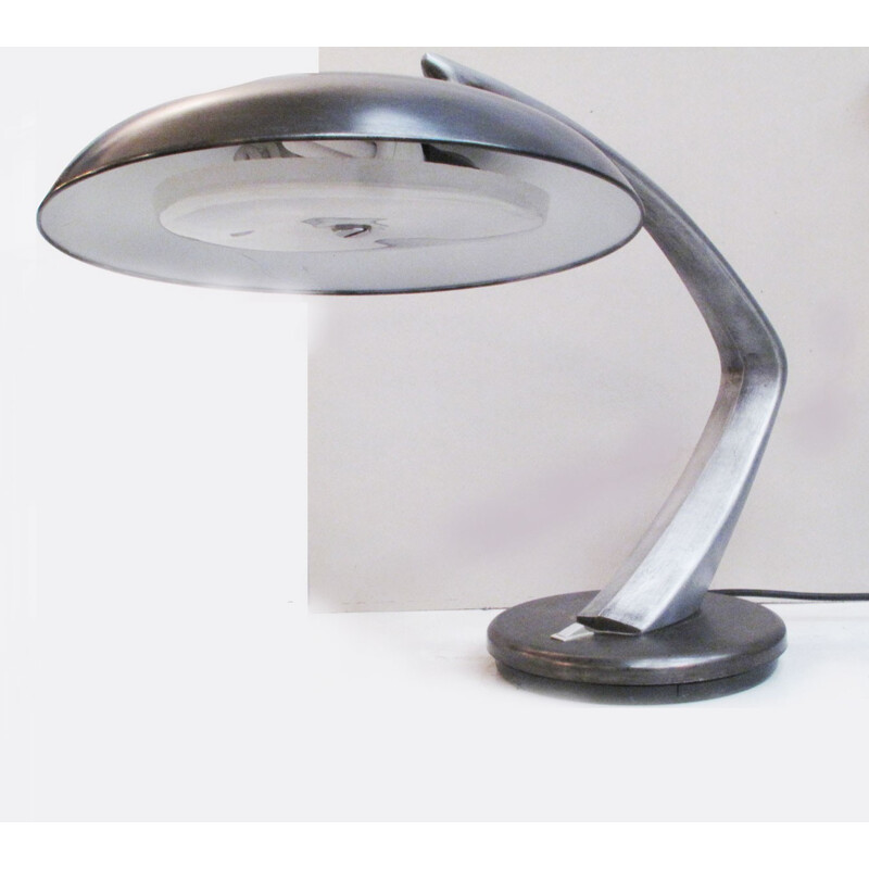 Fase vintage desk lamp in steel and plastic - 1950s