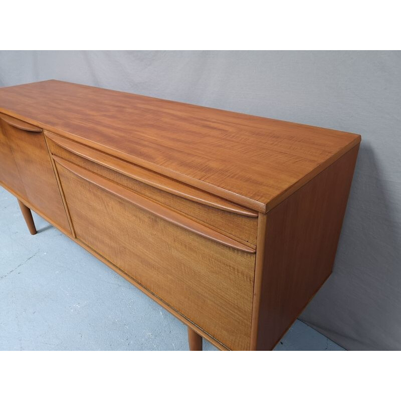 Vintage sideboard in blond teak, 1970s