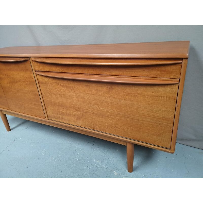 Vintage sideboard in blond teak, 1970s