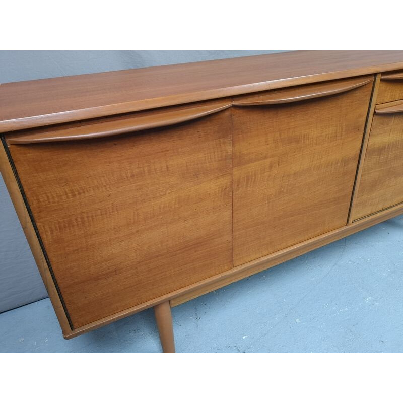 Vintage sideboard in blond teak, 1970s