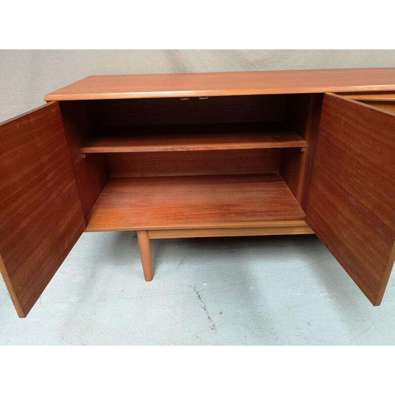 Vintage sideboard in blond teak, 1970s