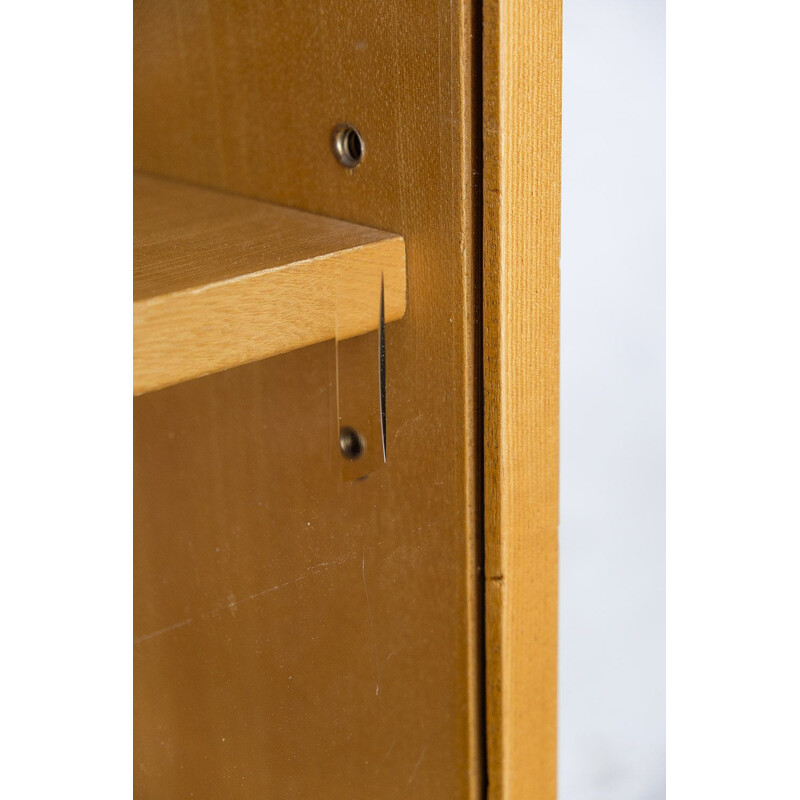 Vintage sideboard in Elm wood by Erich Stratmann for Idee Möbel, 1950s