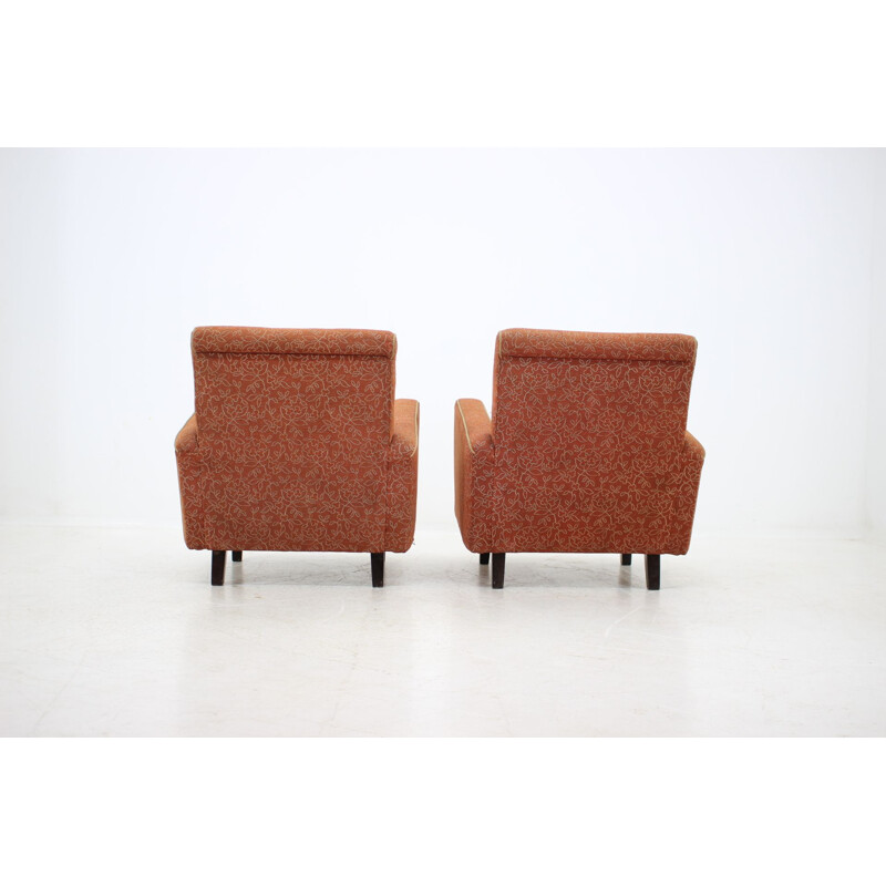 Vintage Pair of Armchairs designed by JIndřich Halabala, 1940