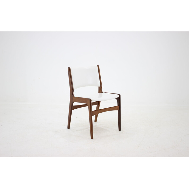 Vintage set of 4 teak Dining Chairs, Denmark 1960