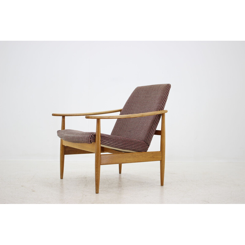 Vintage scandinavian teak design armchair, 1960