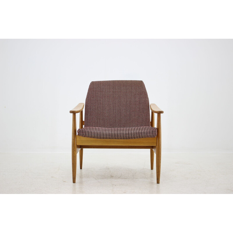 Vintage scandinavian teak design armchair, 1960