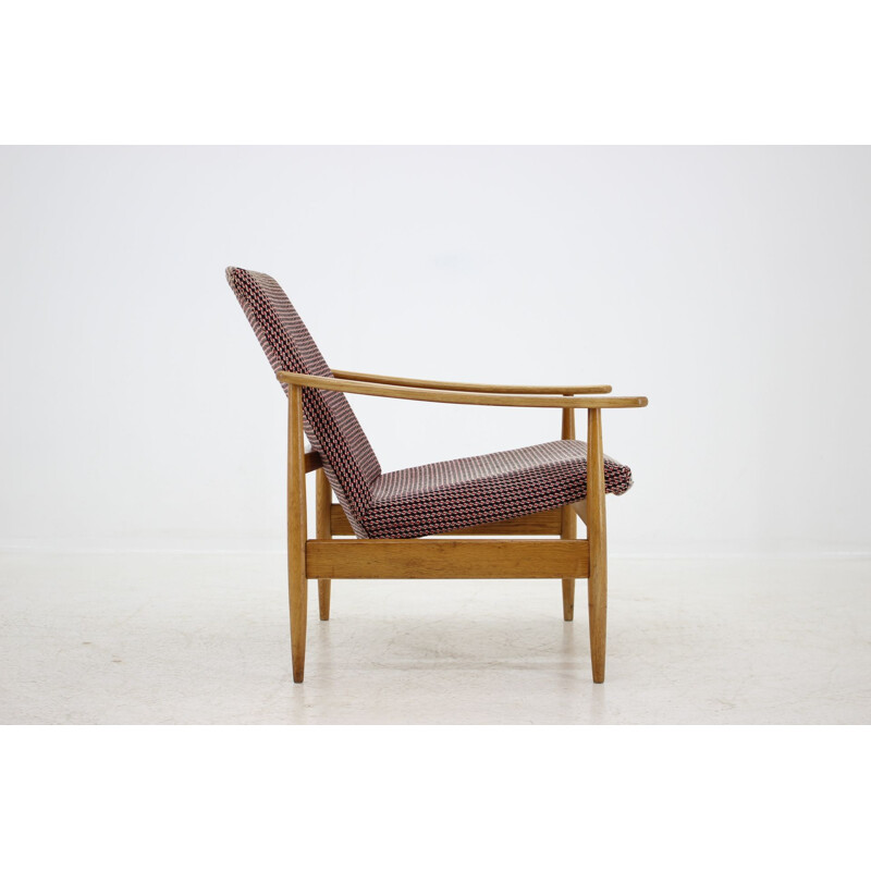 Fauteuil vintage scandinave en teak, 1960