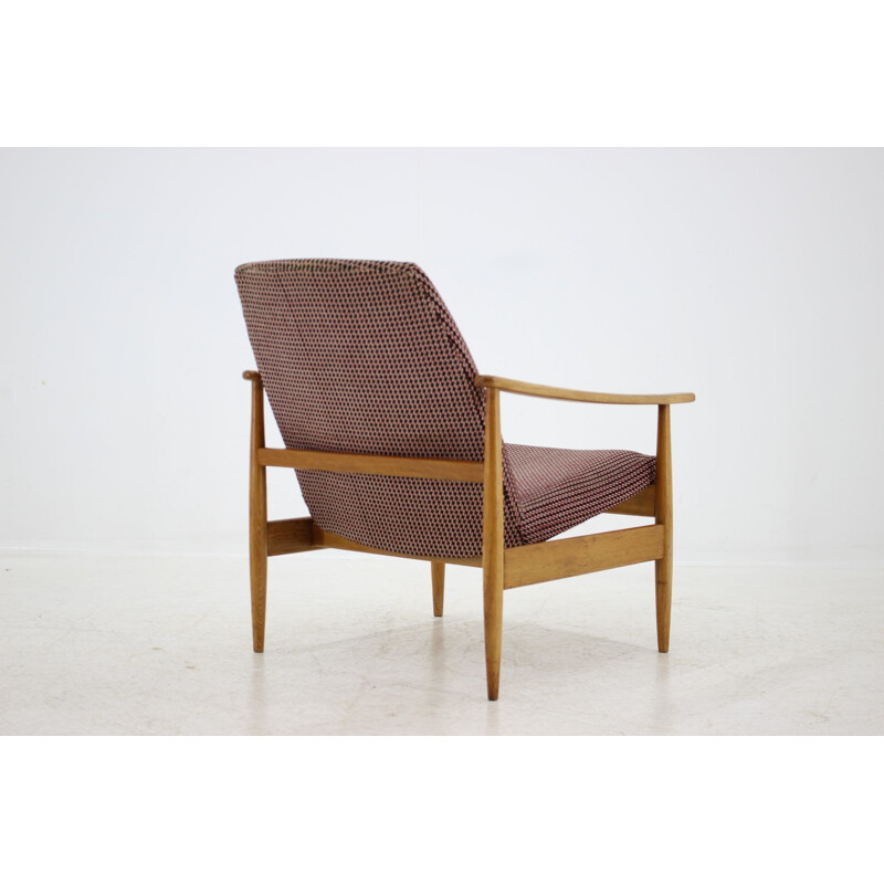 Vintage scandinavian teak design armchair, 1960