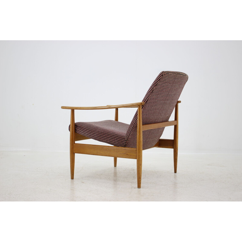 Vintage scandinavian teak design armchair, 1960