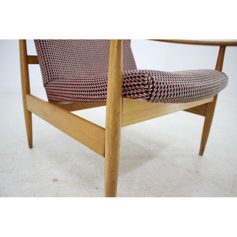 Fauteuil vintage scandinave en teak, 1960