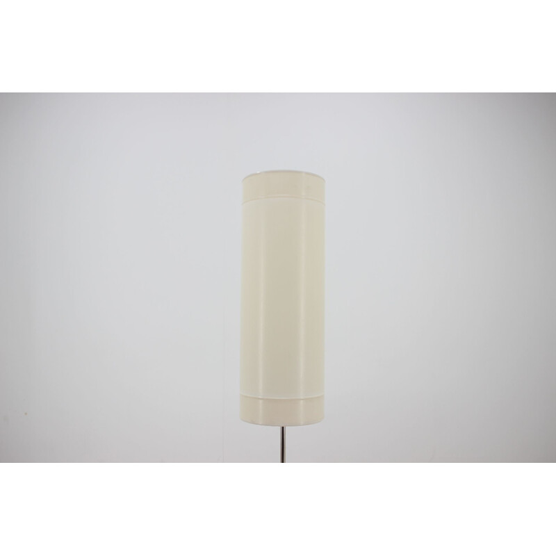 Lampadaire allemand vintage en métal, plastique et pierre 1970