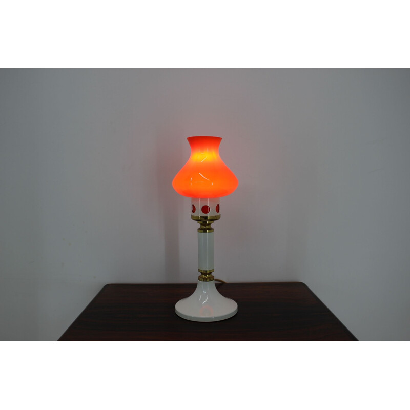 Vintage table lamp by Drukov, 1970