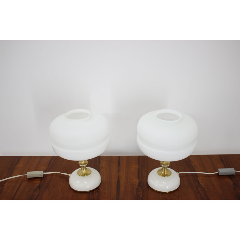 Vinage Pair of table lamps by Napako, 1970
