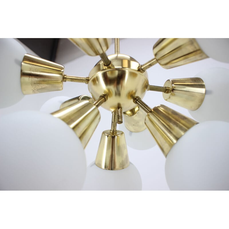 Vintage Sputnik chandelier by Kamenick Šenov, Czechoslovakia 1960