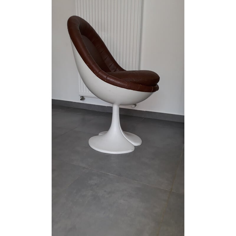 Vintage Egg chair by Christian ADAM 1970 