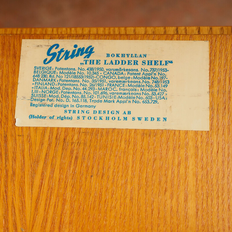 Vintage shelf in ashwood by N. Strinning