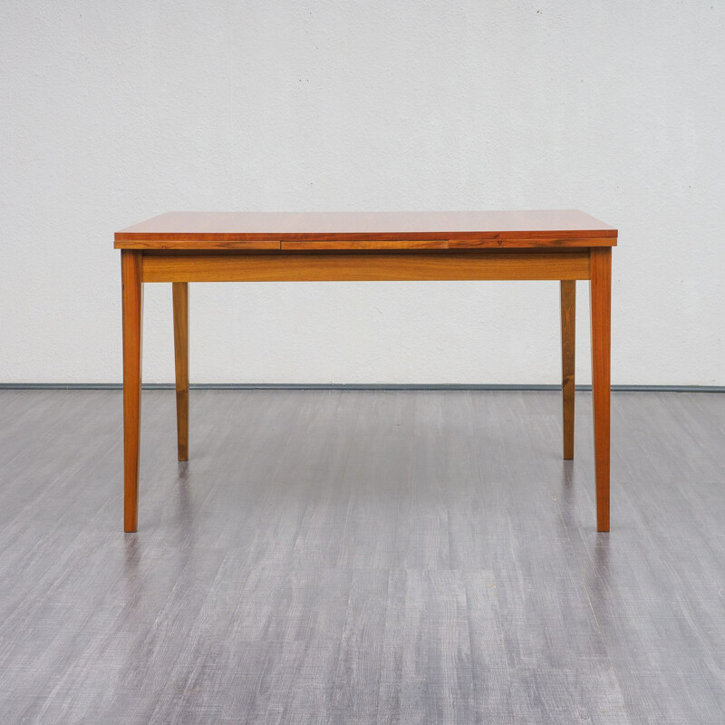 Vintage extendable walnut dining table, 1960s