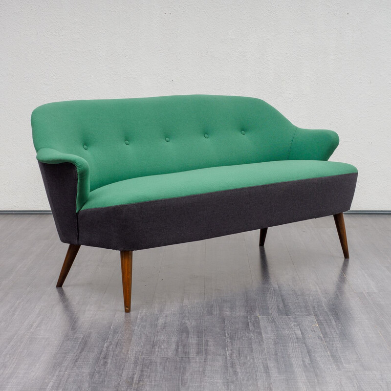 Vintage bi-coloured cocktail sofa, 1950