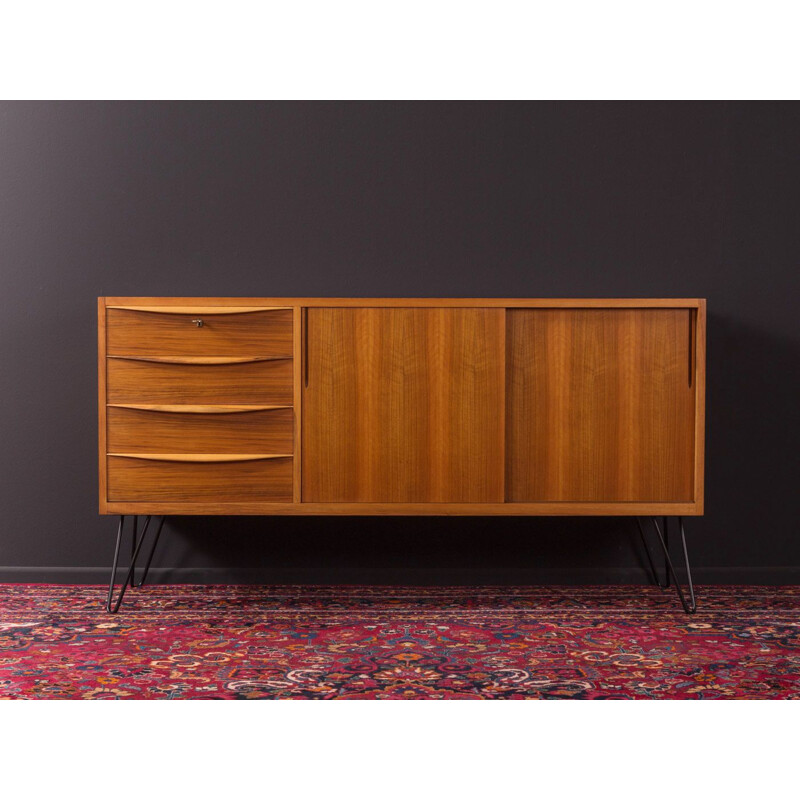 Vintage walnut sideboard, Germany, 1950s