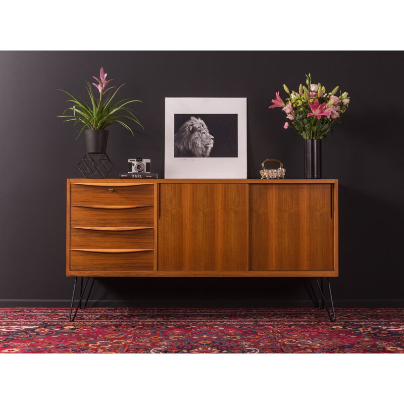 Vintage walnut sideboard, Germany, 1950s