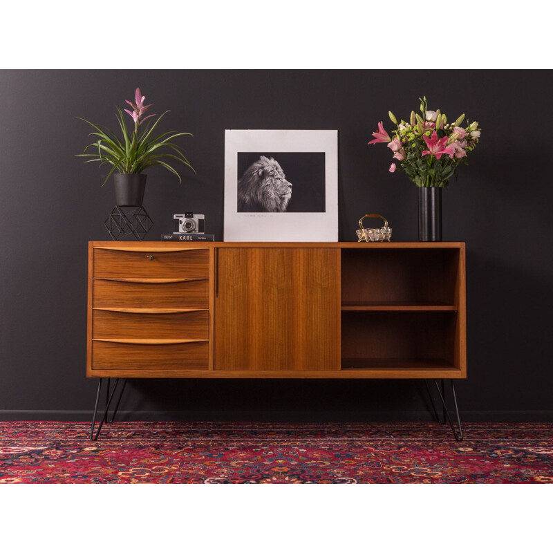 Vintage walnut sideboard, Germany, 1950s