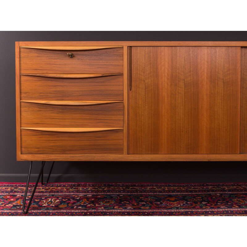 Vintage walnut sideboard, Germany, 1950s