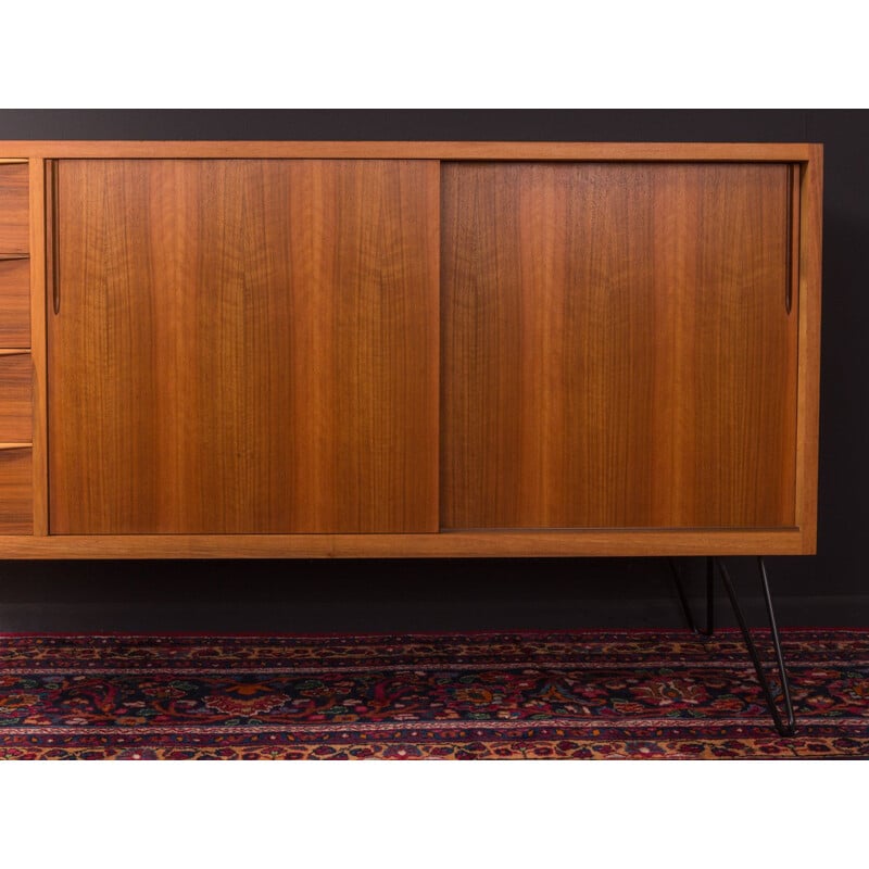 Vintage walnut sideboard, Germany, 1950s