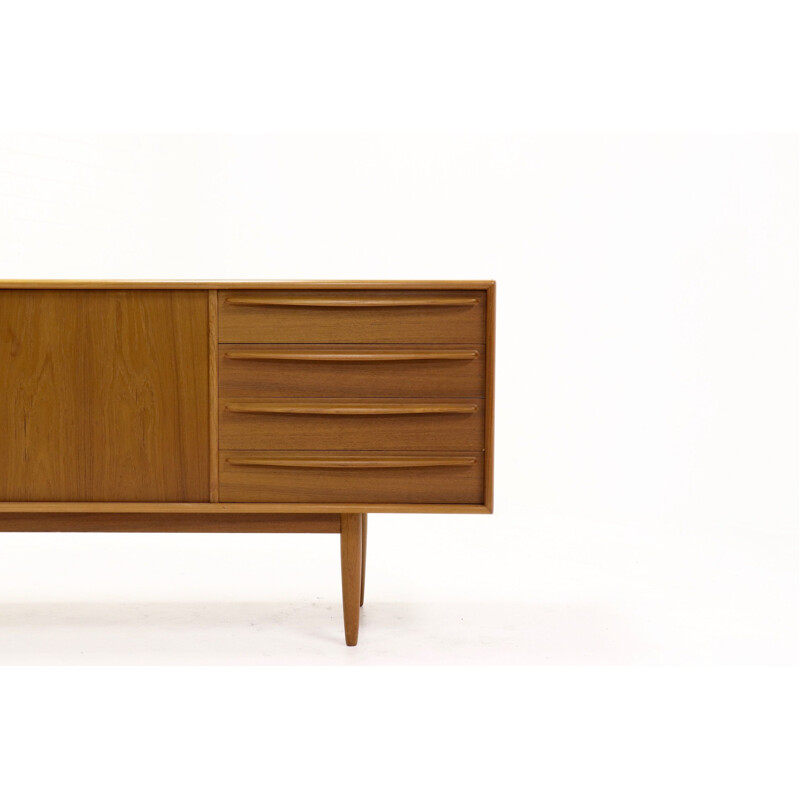 Vintage teak sideboard by Svend Aage Madsen for Falster, Denmark, 1960s