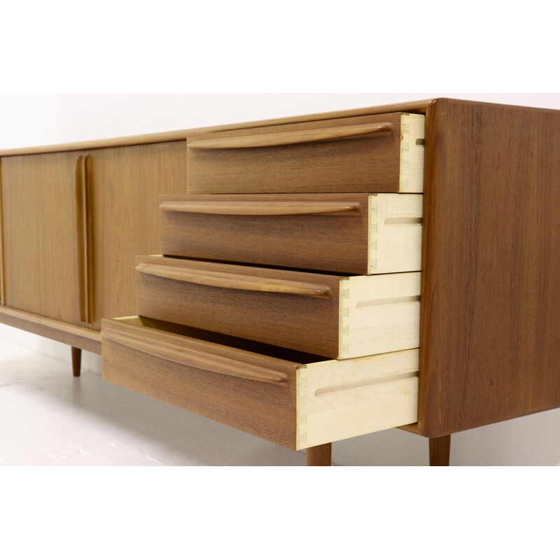 Vintage teak sideboard by Svend Aage Madsen for Falster, Denmark, 1960s