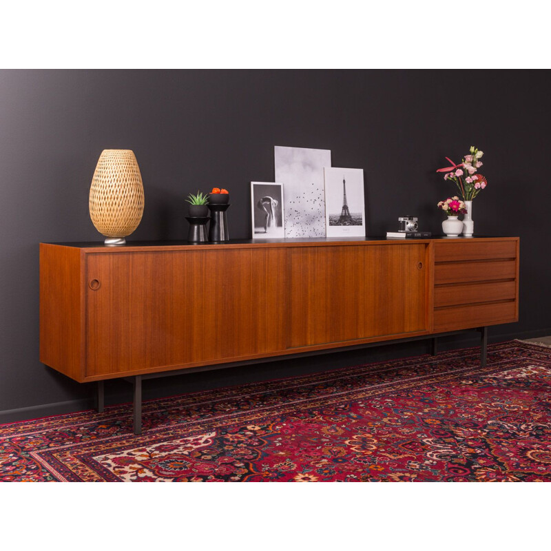 Vintage teak sideboard by Walter Wirz for Wilhelm Renz, 1960s