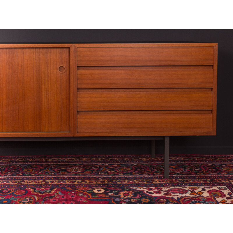 Vintage teak sideboard by Walter Wirz for Wilhelm Renz, 1960s