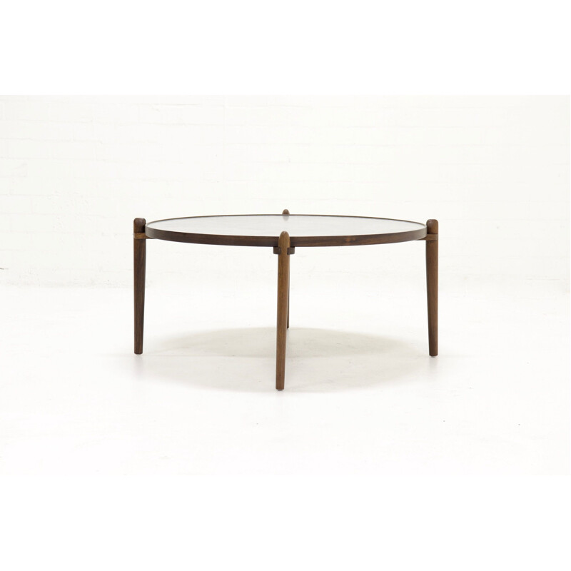 Vintage circular coffee table by Heinz Lilienthal, 1960s