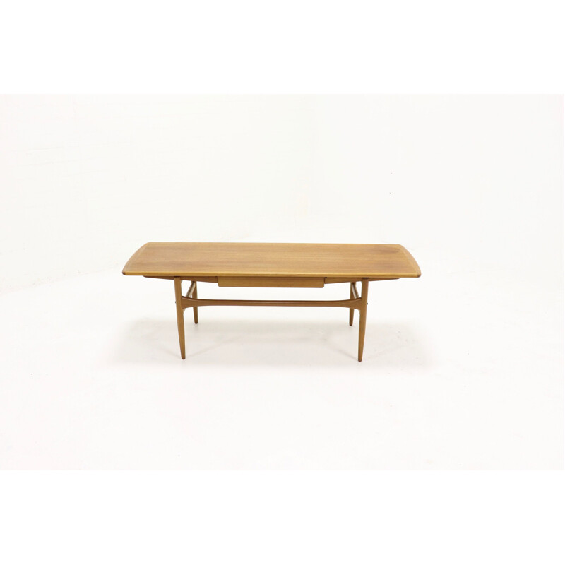 Table basse en teck vintage, Danemark, 1960