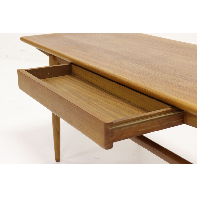 Vintage teak coffee table, Denmark, 1960s