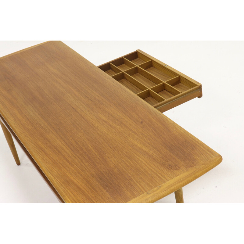 Vintage teak coffee table, Denmark, 1960s