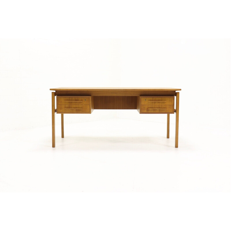 Vintage desk in teak by Imha Møbelfabrik, 1960s