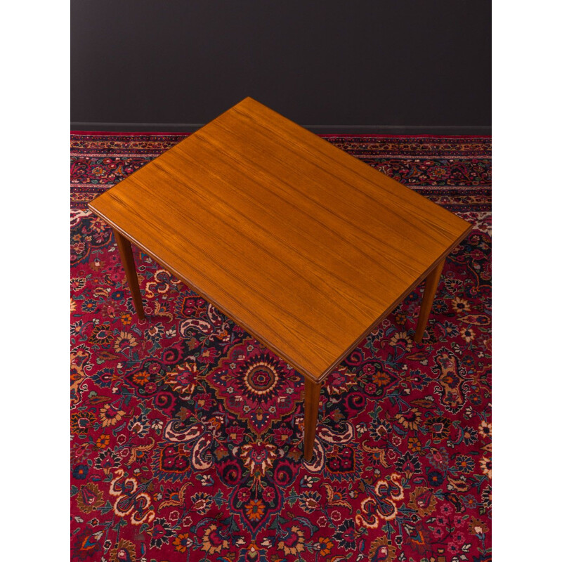 Vintage teak extendible dining table, Germany, 1960s