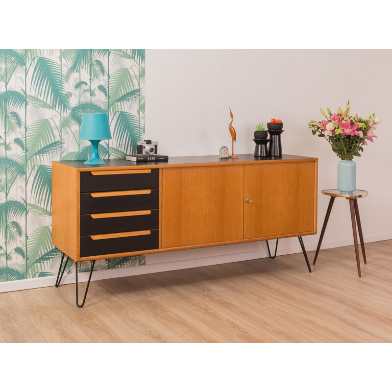 Vintage oak sideboard by WK Möbel, Germany, 1960s