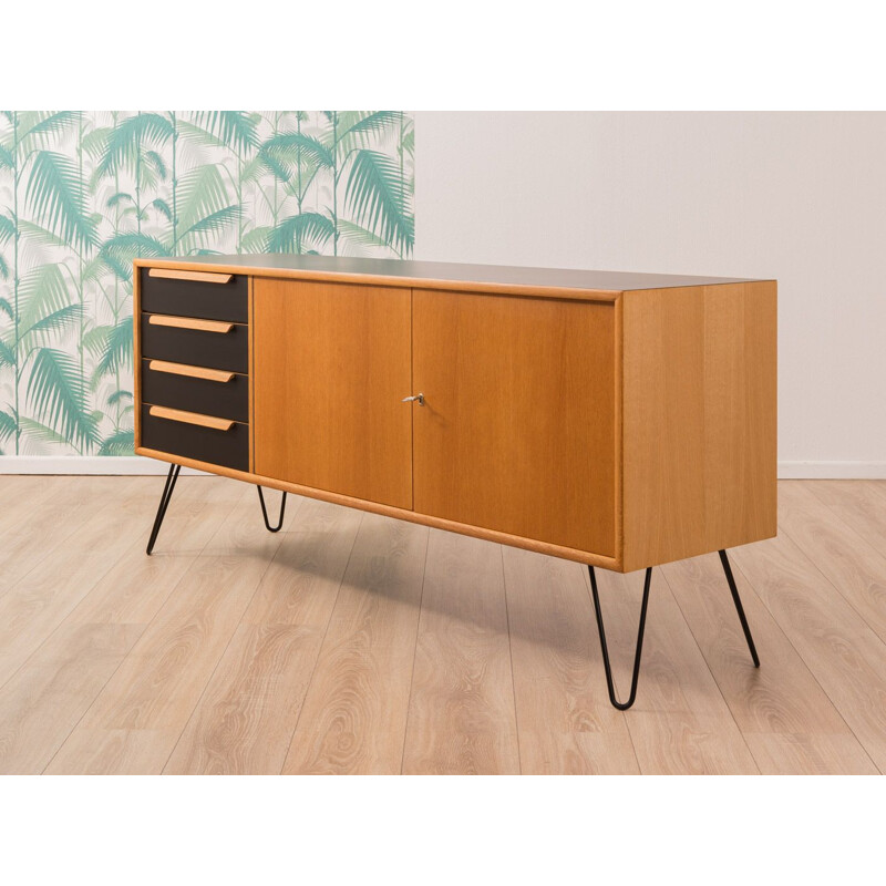 Vintage oak sideboard by WK Möbel, Germany, 1960s