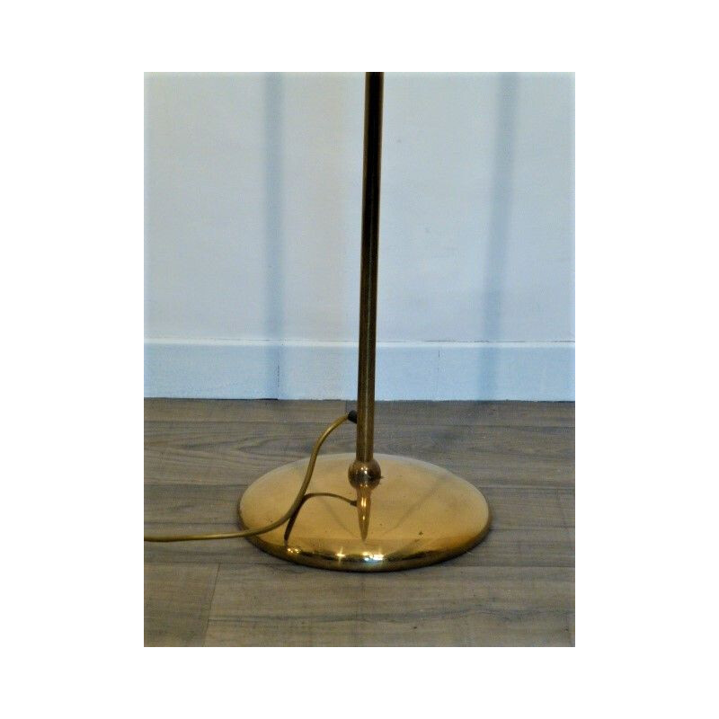 Vintage brass floor lamp by Anton Angeli, 1960s