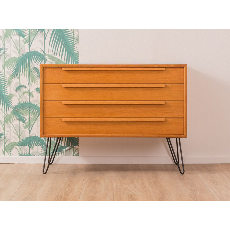 Vintage oak chest of drawers by WK Möbel, Germany, 1960s