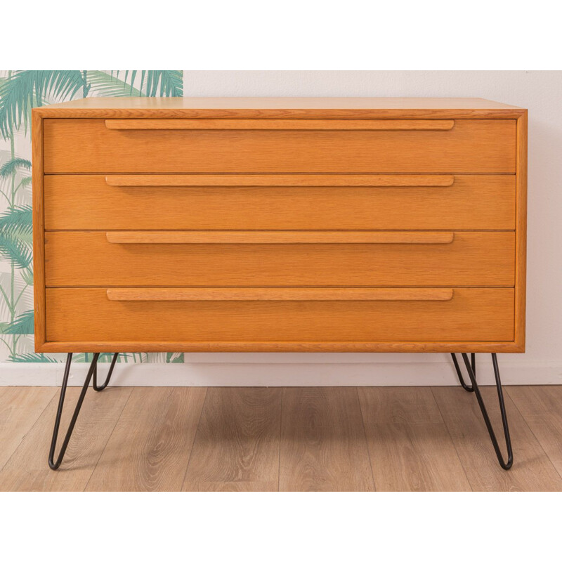 Vintage oak chest of drawers by WK Möbel, Germany, 1960s